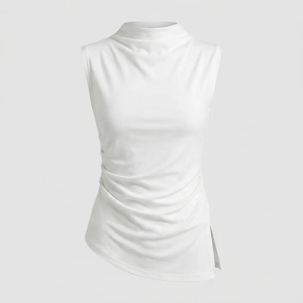 UPF50+ Mock Neck T shirt