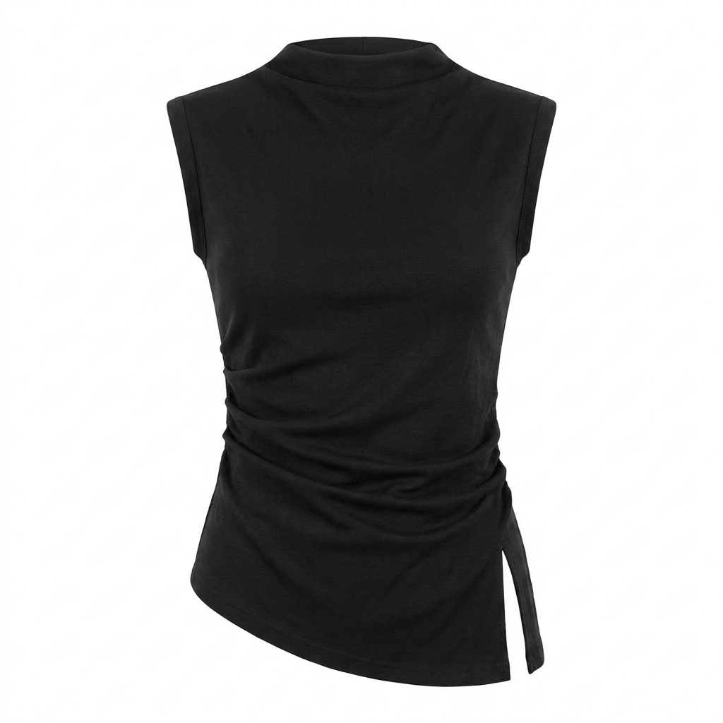 UPF50+ Mock Neck T shirt